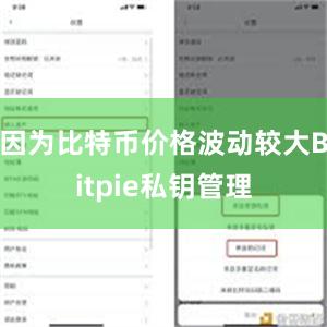 因为比特币价格波动较大Bitpie私钥管理