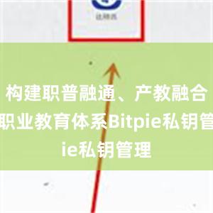 构建职普融通、产教融合的职业教育体系Bitpie私钥管理